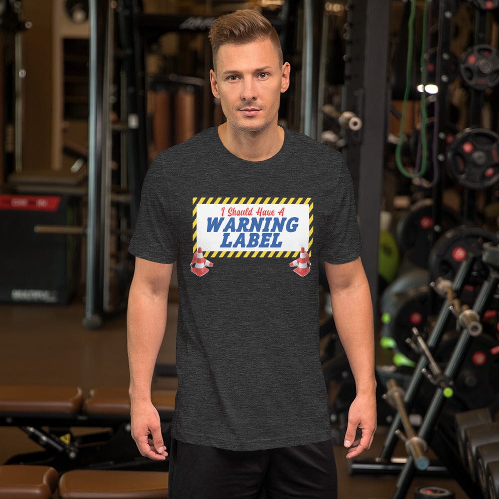 MoneyShot Dark Grey Heather / XS Warning Label