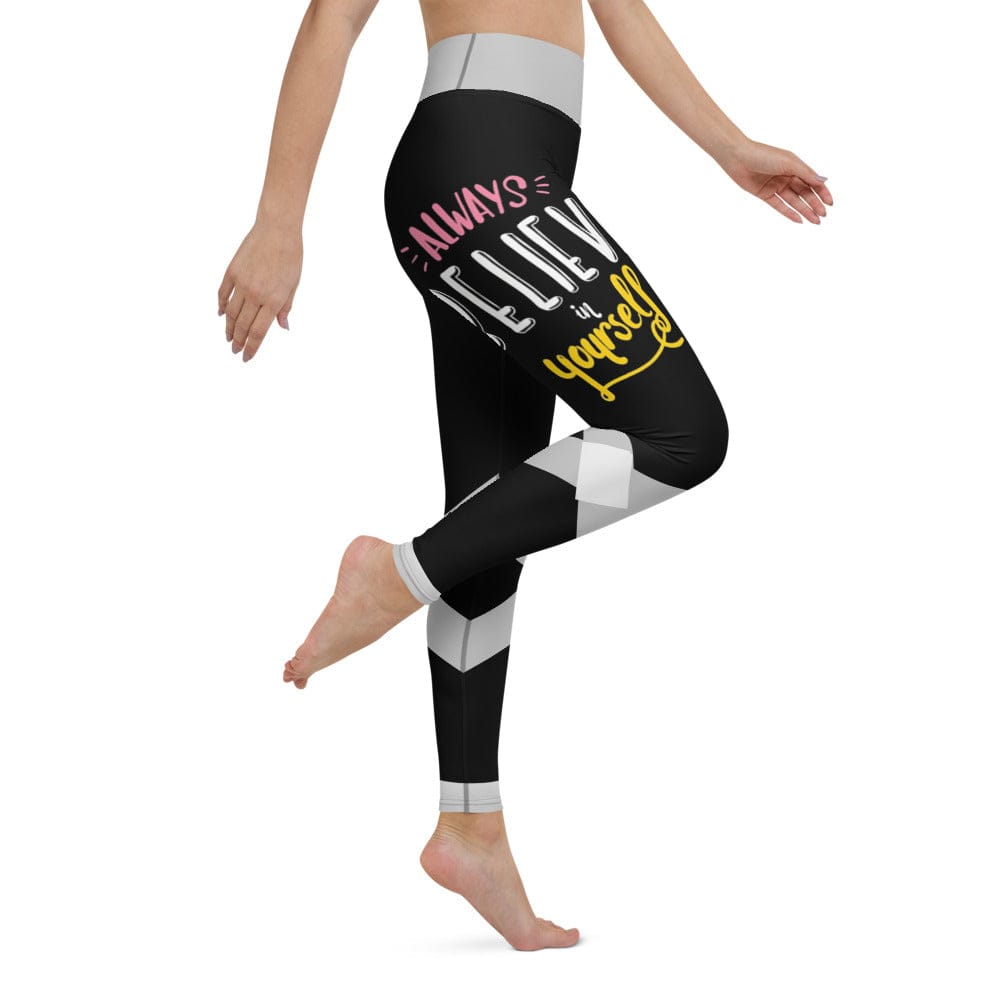 Absolutestacker2 Believe in yourself Yoga Leggings