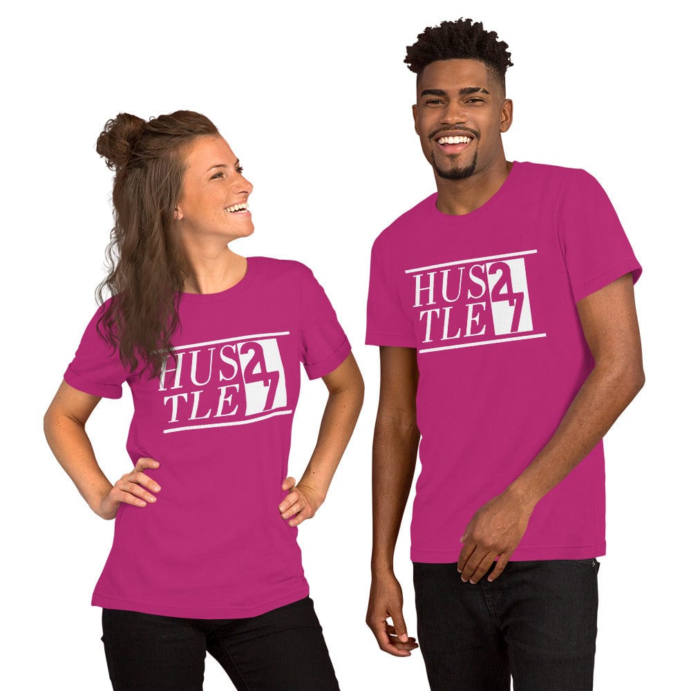 Absolutestacker2 Berry / S Hustle 24 7 Custom T-shirt