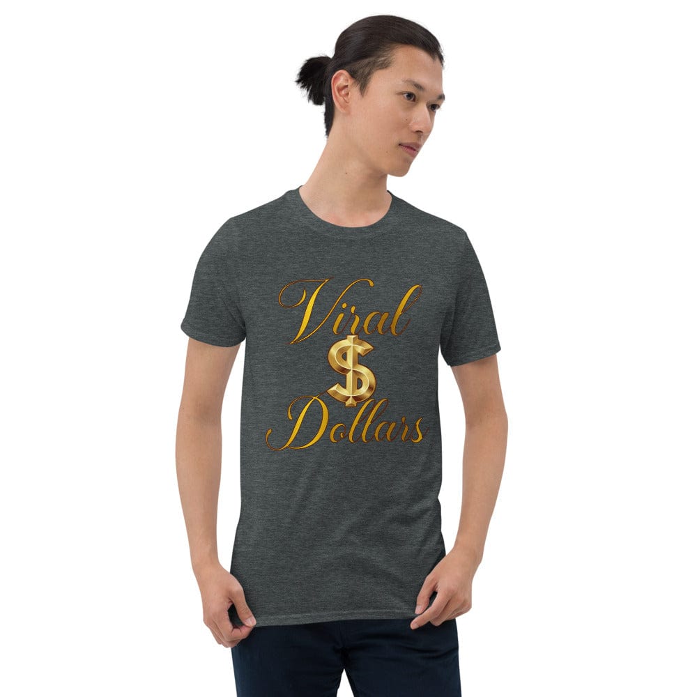 Absolutestacker2 Dark Heather / S Viral dollars Custom t-shirt
