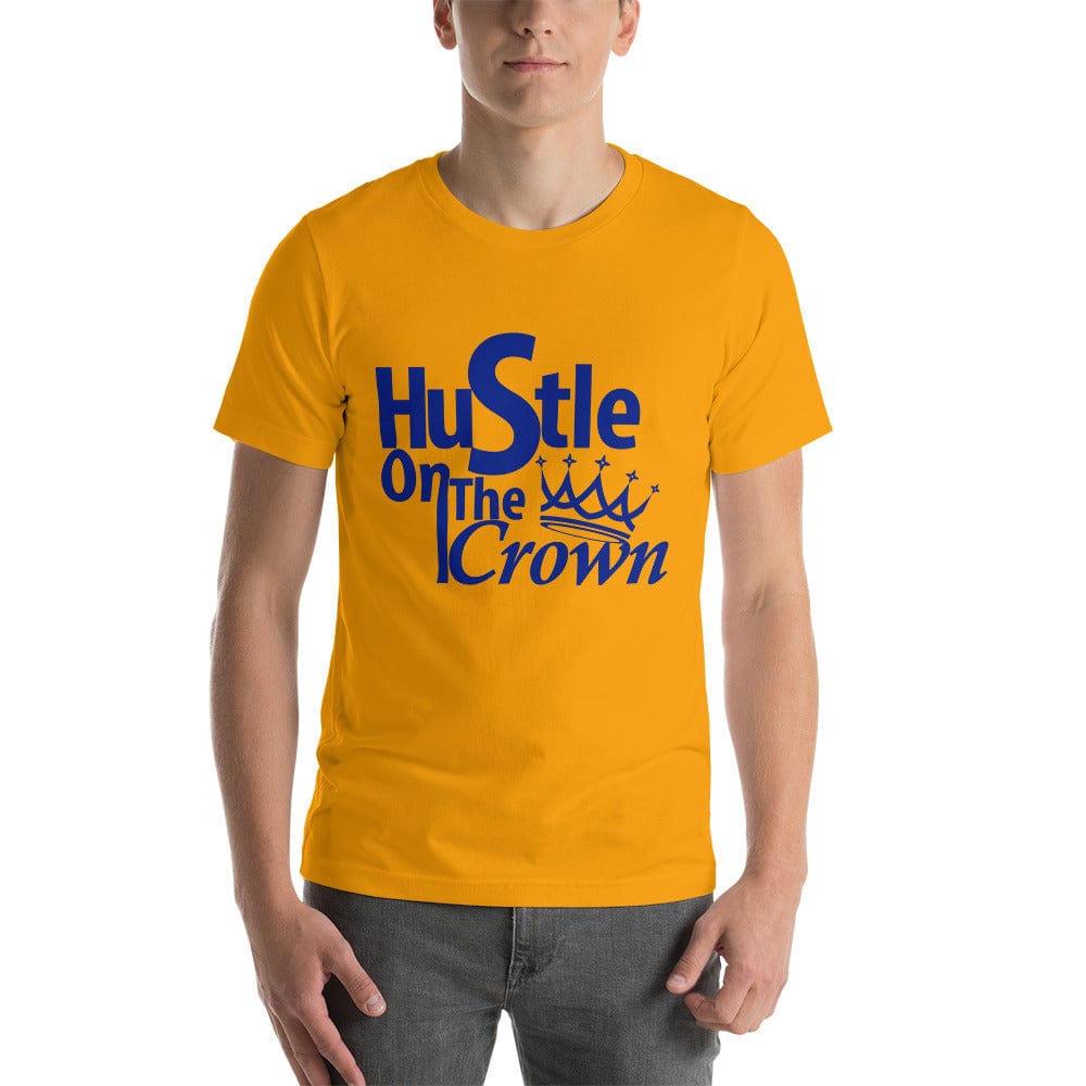 Absolutestacker2 Gold / S Hustle on the crown Custom T-shirt