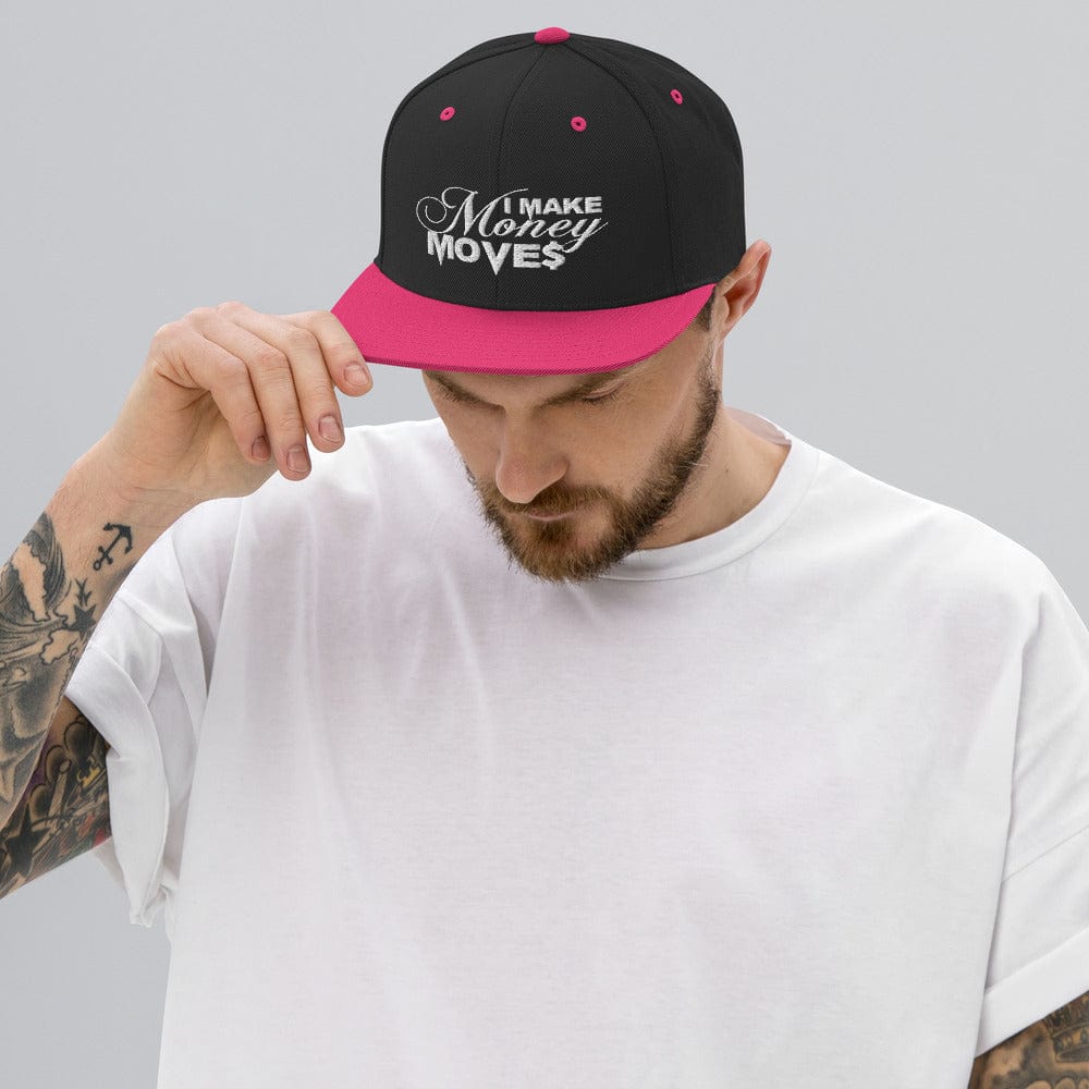 Absolutestacker2 Hats Black/ Neon Pink Money move