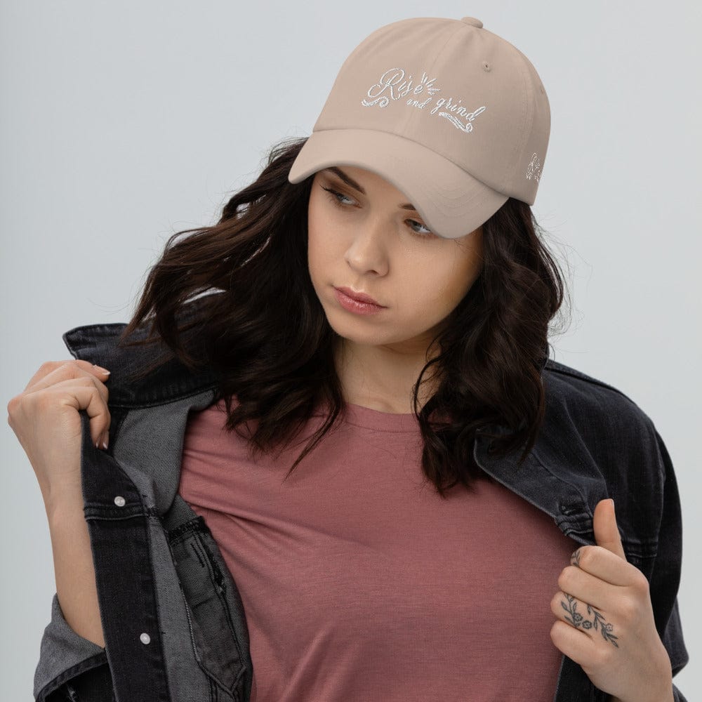 Absolutestacker2 Hats Stone Rise and grind dad hat