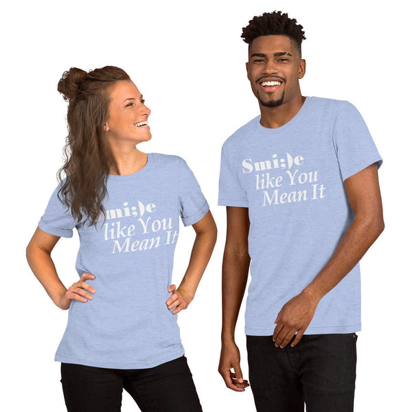 Absolutestacker2 Heather Blue / S Smile like you ment it