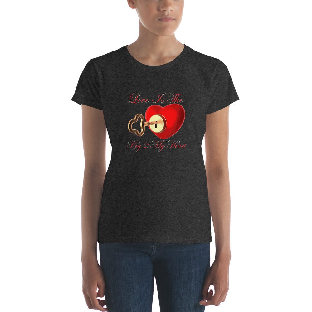 Absolutestacker2 Heather Dark Grey / S Love is the key