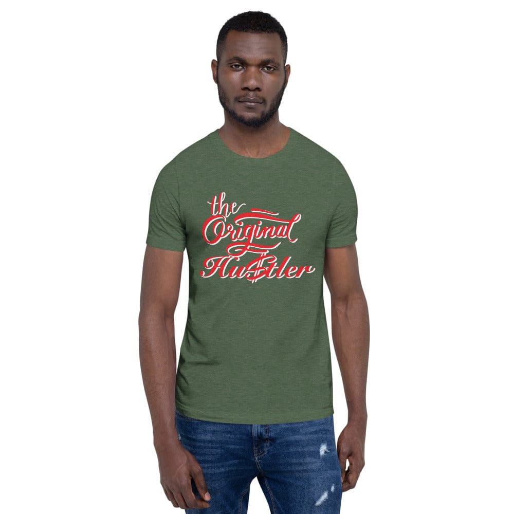 Absolutestacker2 Heather Forest / S The original hustler custom t-shirt