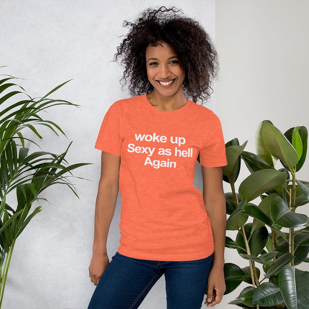 Absolutestacker2 Heather Orange / S Woke up sexy