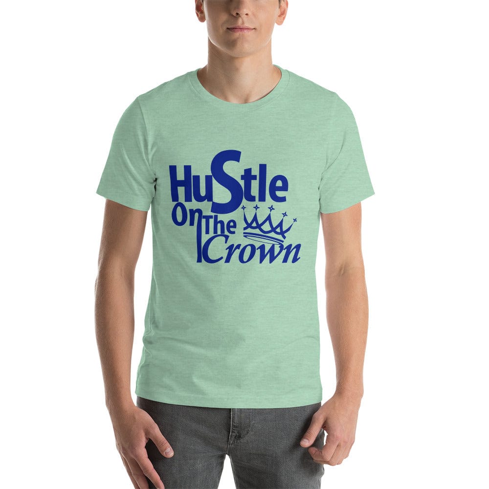 Absolutestacker2 Heather Prism Mint / XS Hustle on the crown Custom T-shirt