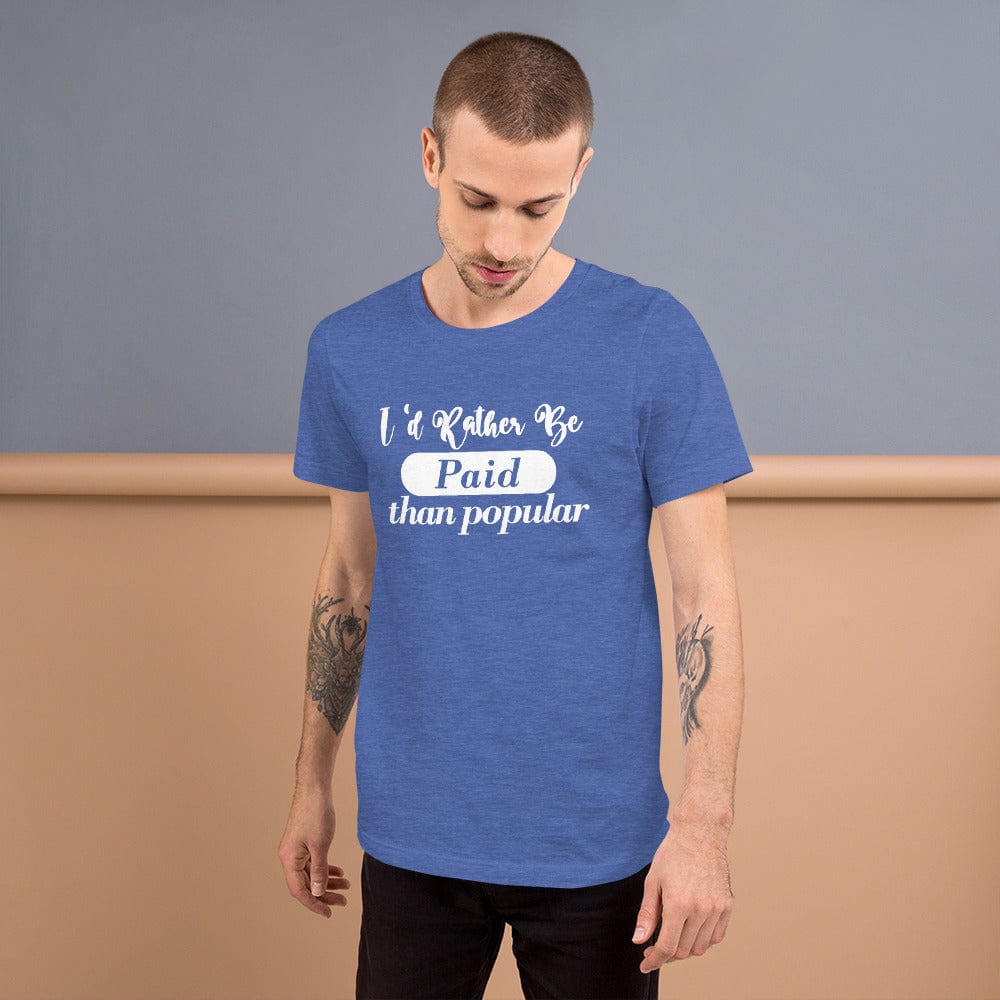 Absolutestacker2 Heather True Royal / S I rather be paid