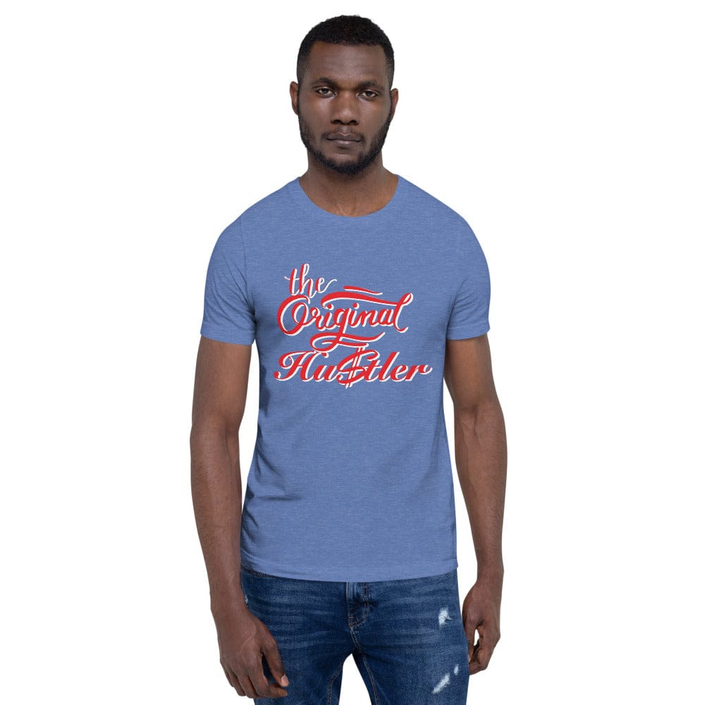 Absolutestacker2 Heather True Royal / S The original hustler custom t-shirt