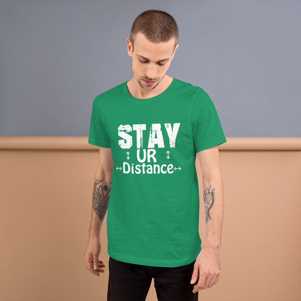 Absolutestacker2 Kelly / XS Stay ur distance Custom T-shirts