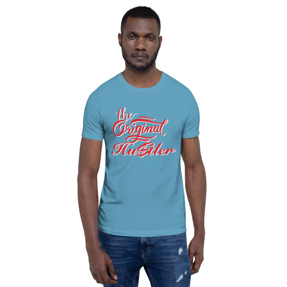 Absolutestacker2 Ocean Blue / S The original hustler custom t-shirt