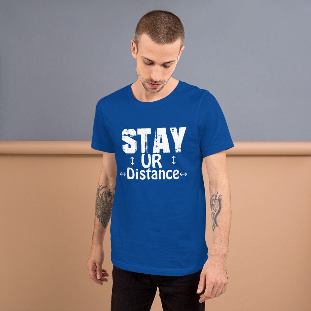 Absolutestacker2 True Royal / S Stay ur distance Custom T-shirts