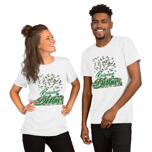 Absolutestacker2 White / XS Raining dollars Custom T-shirt